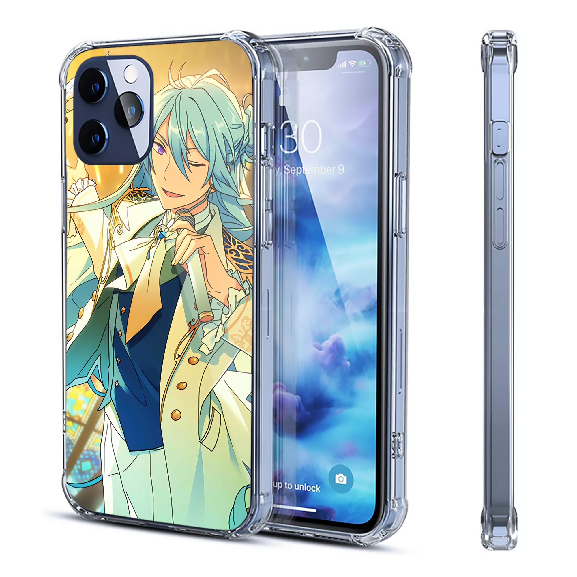 （画像用） あんさんぶるスターズ! Ensemble Stars 【iPhone 12シリーズ対応】透明スマホケース（クリアソフトケース）